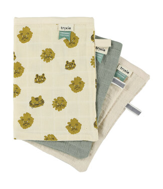 Trixie Tetra Washandjes 3-Pack Lucky Leopard Mix