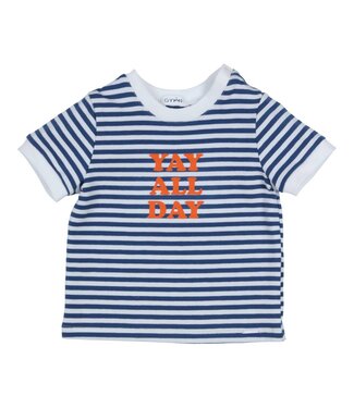 Gymp Tee Pedro Blue White Stripe