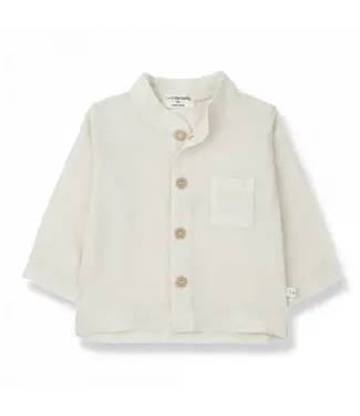 1+InTheFamily Maurizio Shirt Long Sleeve  Ivory