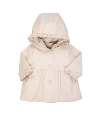 Gymp Coat Trench Ruffle Beige