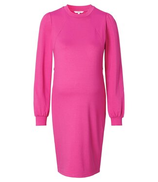 Noppies Maternity Pinole Sweat Dress Fuchsia Red