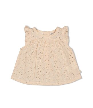 Feetje Broderie Top & Short Creme