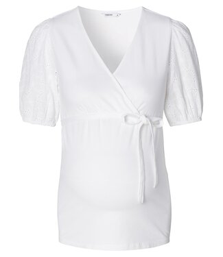 Noppies Maternity Kayleigh Nursing Tee Optical White