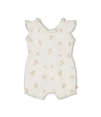 Feetje Playsuit Bloom With Love  Offwhite