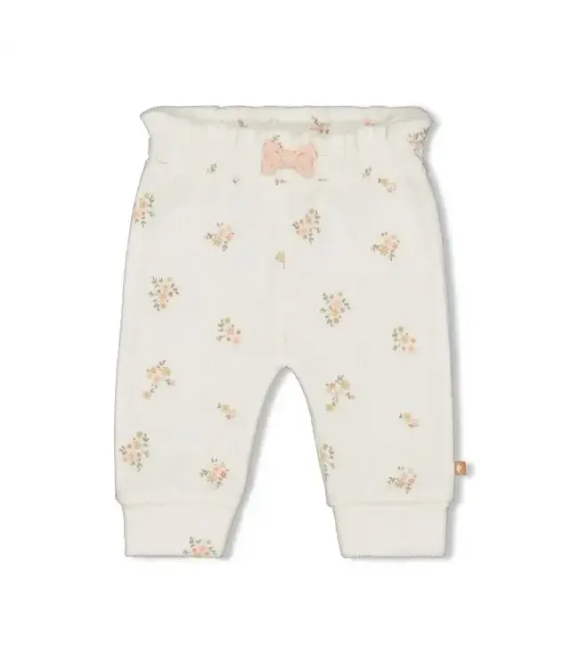 Feetje Pants Bloom With Love Offwhite