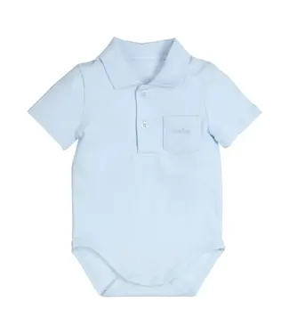 Gymp Romper Light Blue Short Sleeve