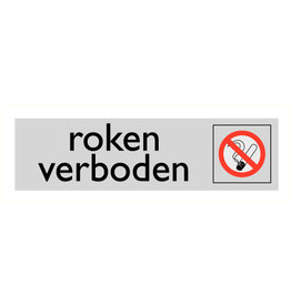 Pictogram "roken verboden"