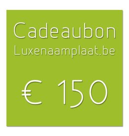 Cadeaubon €150