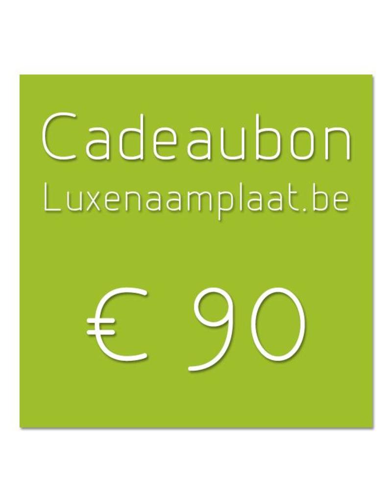 Cadeaubon €90