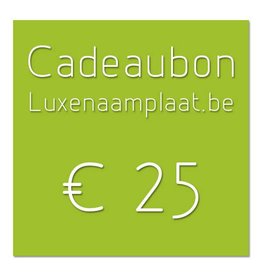 Cadeaubon € 25