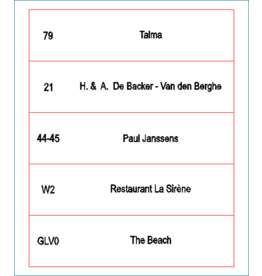 Naamplaatjes Res. Royal -RVS 316