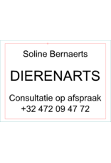 Naamplaat Dierenarts Soline Bernaerts
