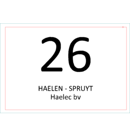 NAAMPLAAT RVS HAELEC BV