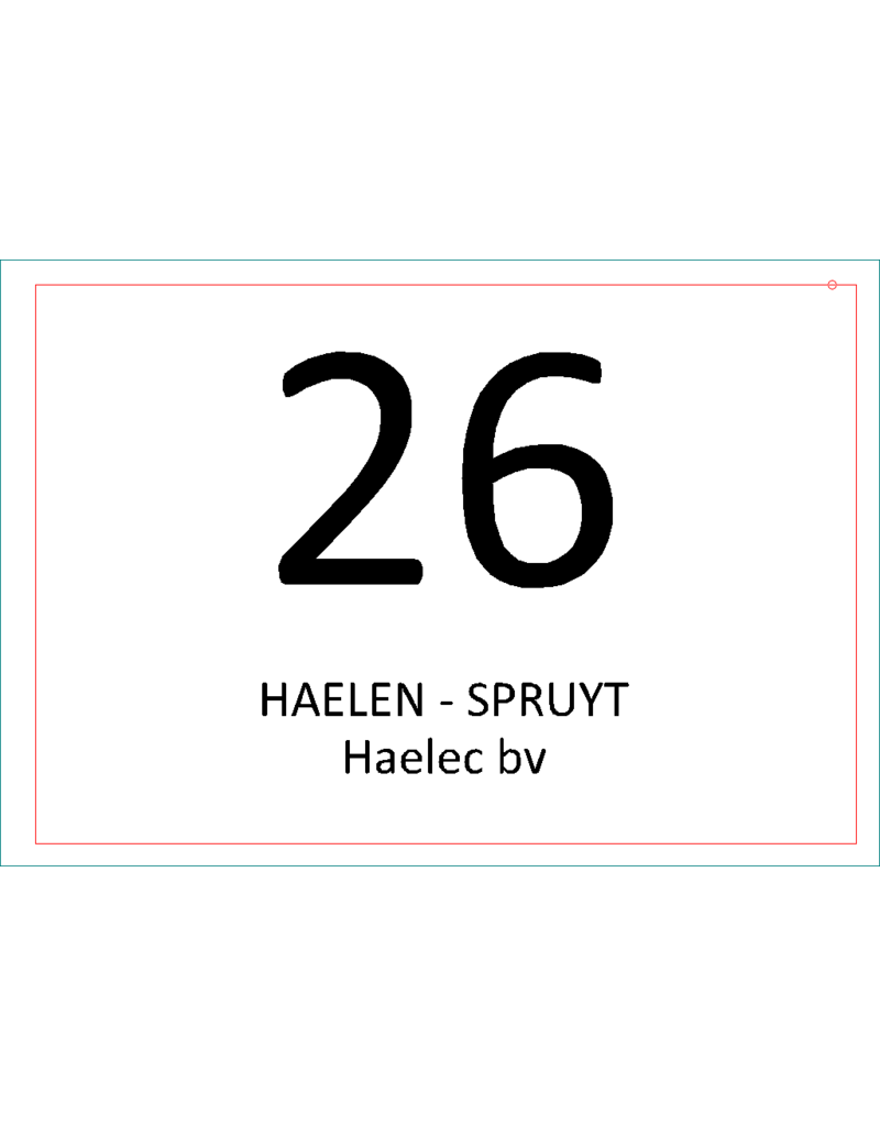 NAAMPLAAT RVS HAELEC BV