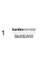 Naamplaat: kardex remstar/skill&will