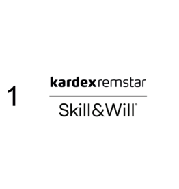 Naamplaat: kardex remstar/skill&will