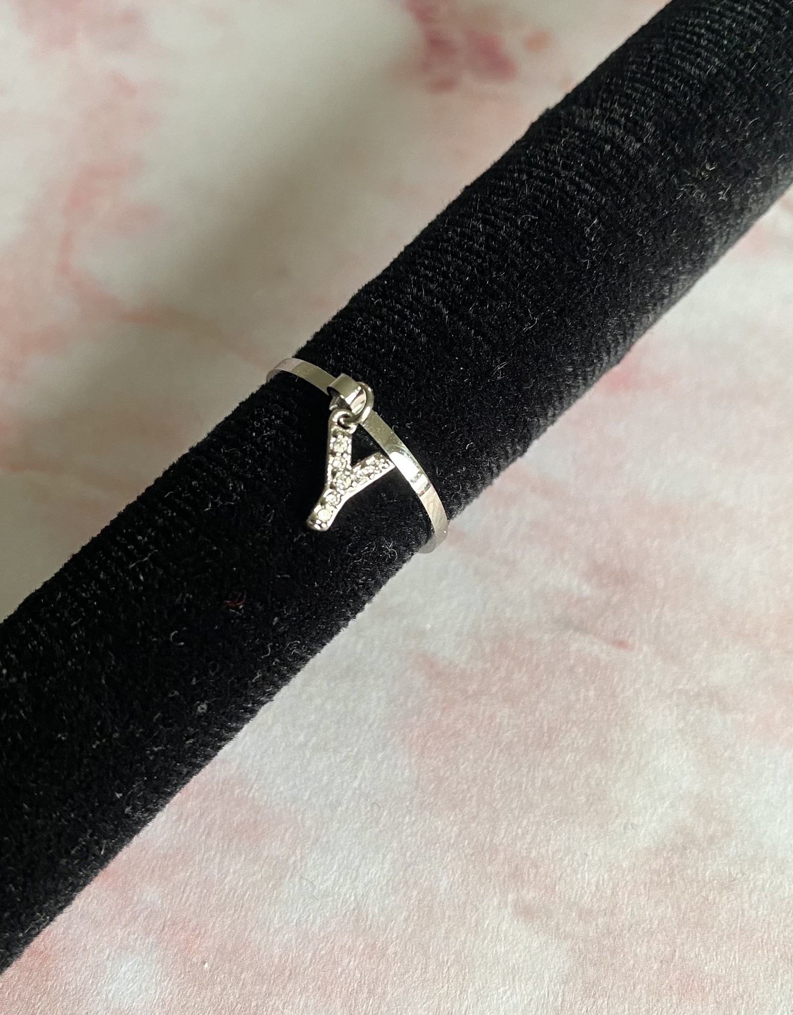 Diamond Letter Ring