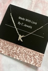 Diamond Letter Necklace