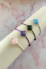 Glitter Klaver Armbandjes