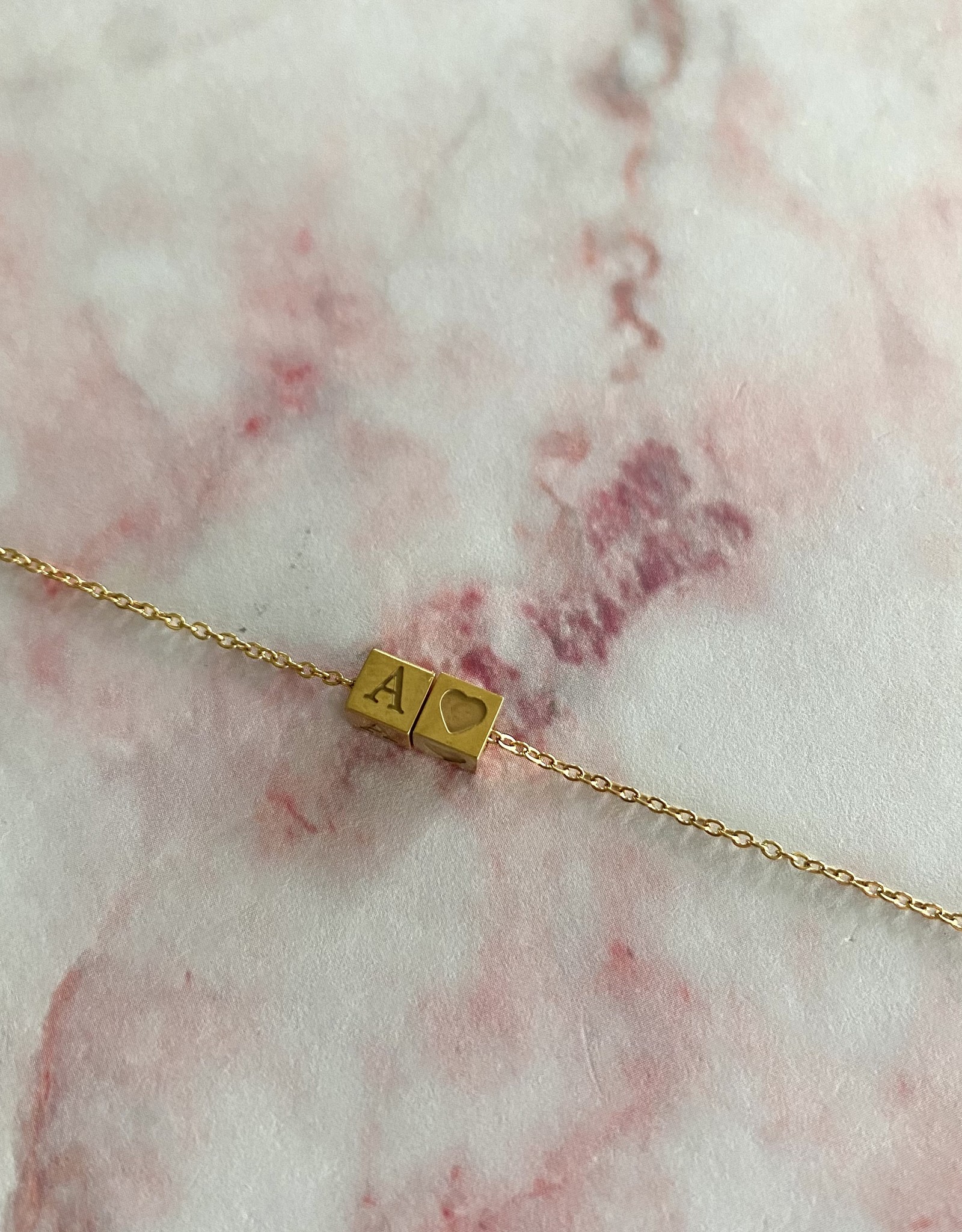 Little Block Letter Necklace