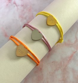 Gegraveerde Hartjes Armband