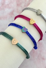 Gegraveerde hartjes Armband