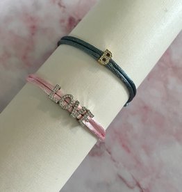 Diamond Letter Bracelet