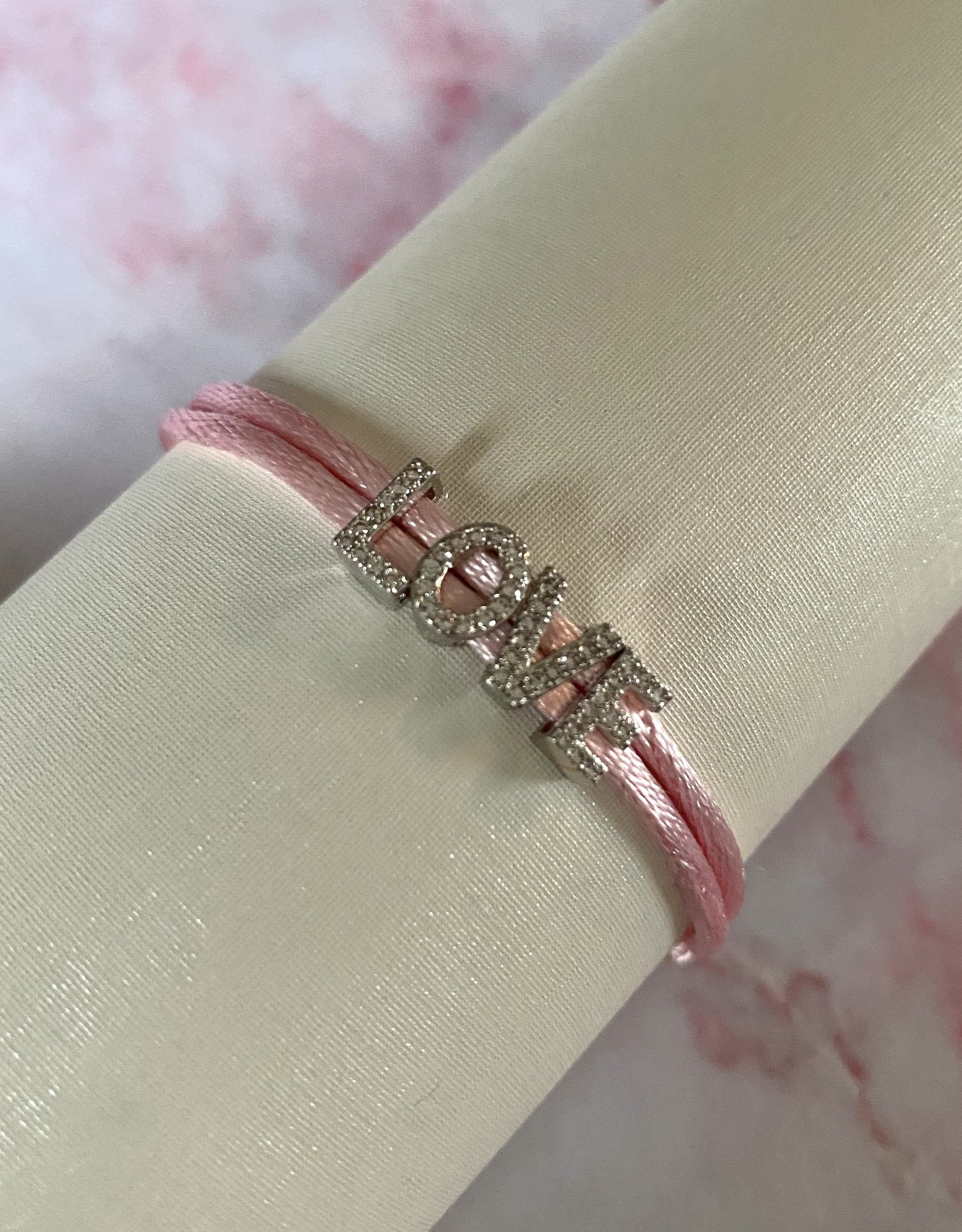 Diamond Letter Bracelet