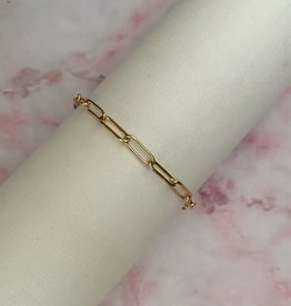 Schakel Armbandje Goud