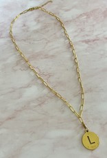 Letter ID Chain Necklace