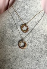 3 Color Rings Necklace