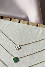 Lucky Klaver Ketting Diamond