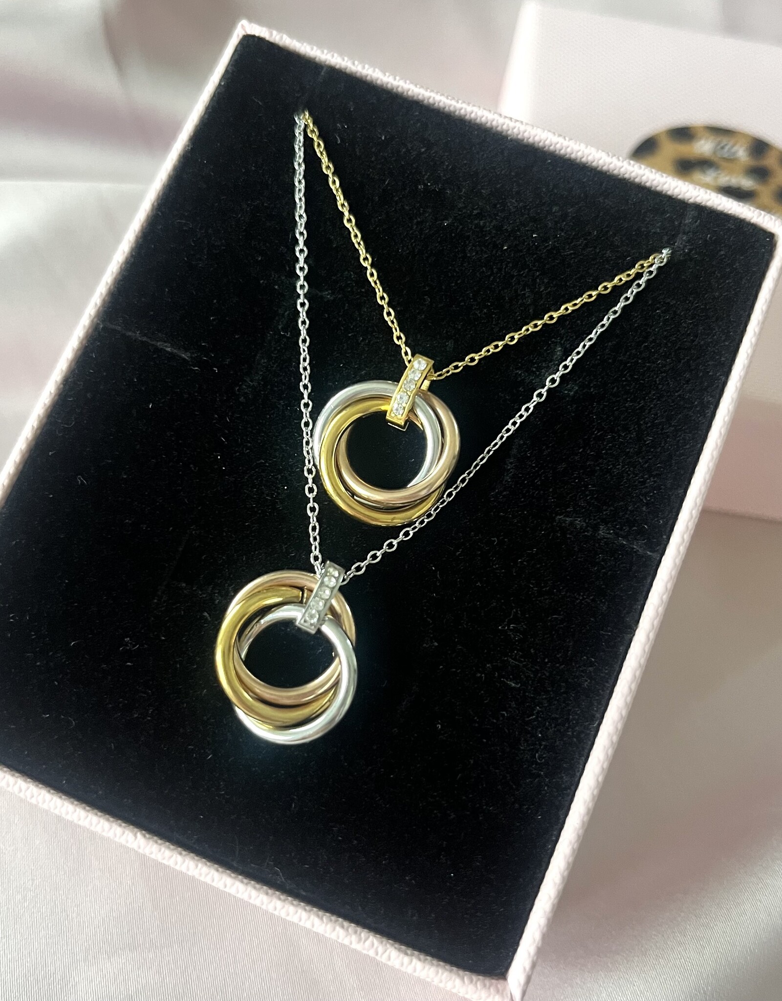 3 Color Ring Ketting