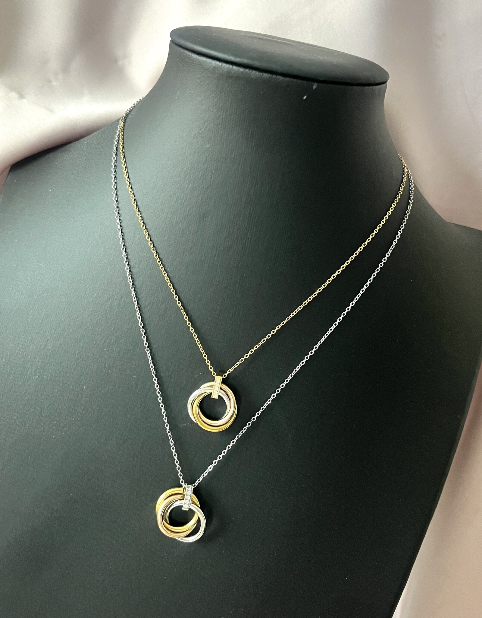 3 Color Ring Ketting