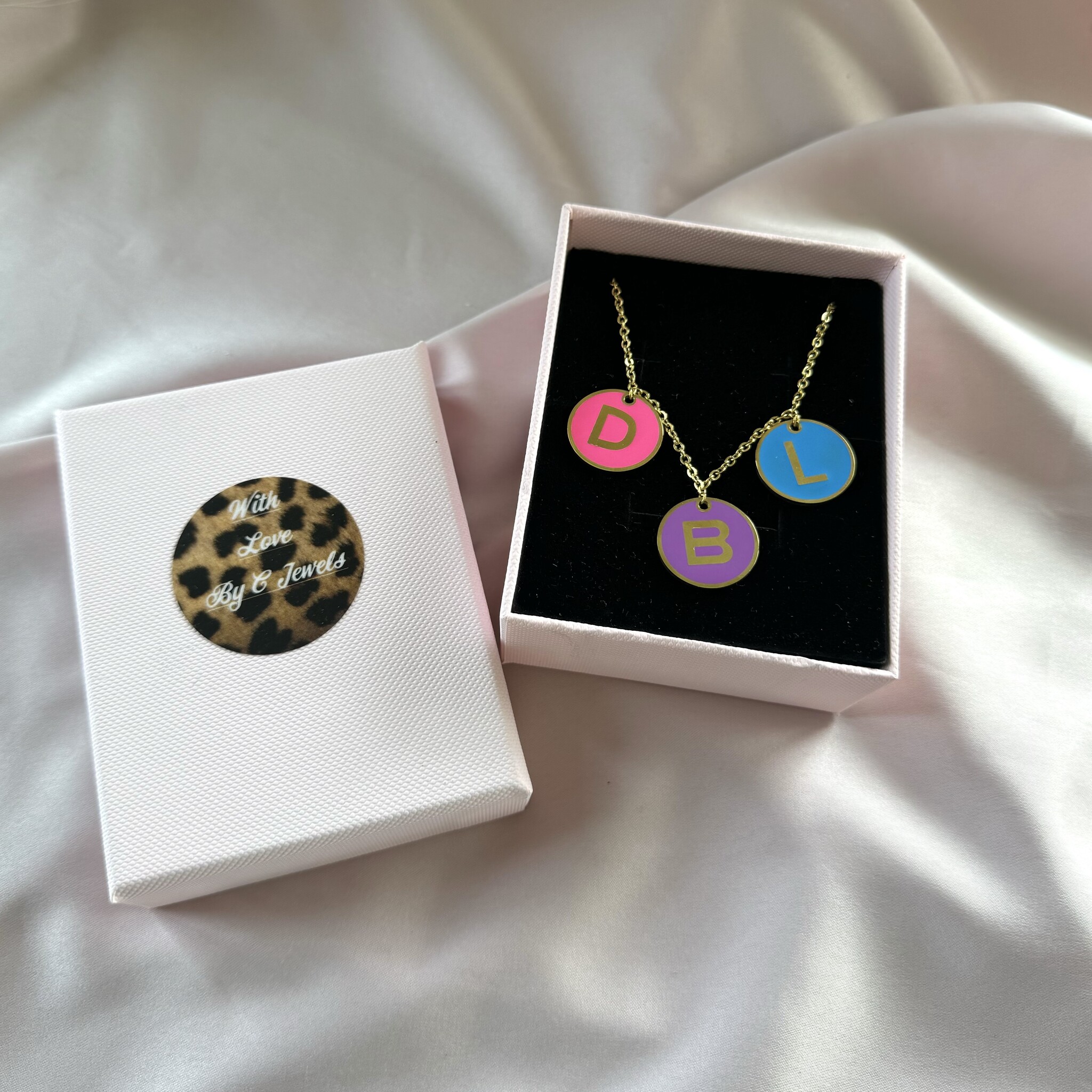 Gekleurde Munt Ketting - bycjewels