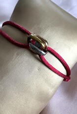 3 Color Ring Square Bracelet