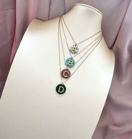 Gemstone Letter Ketting