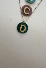 Gemstone Letter Ketting