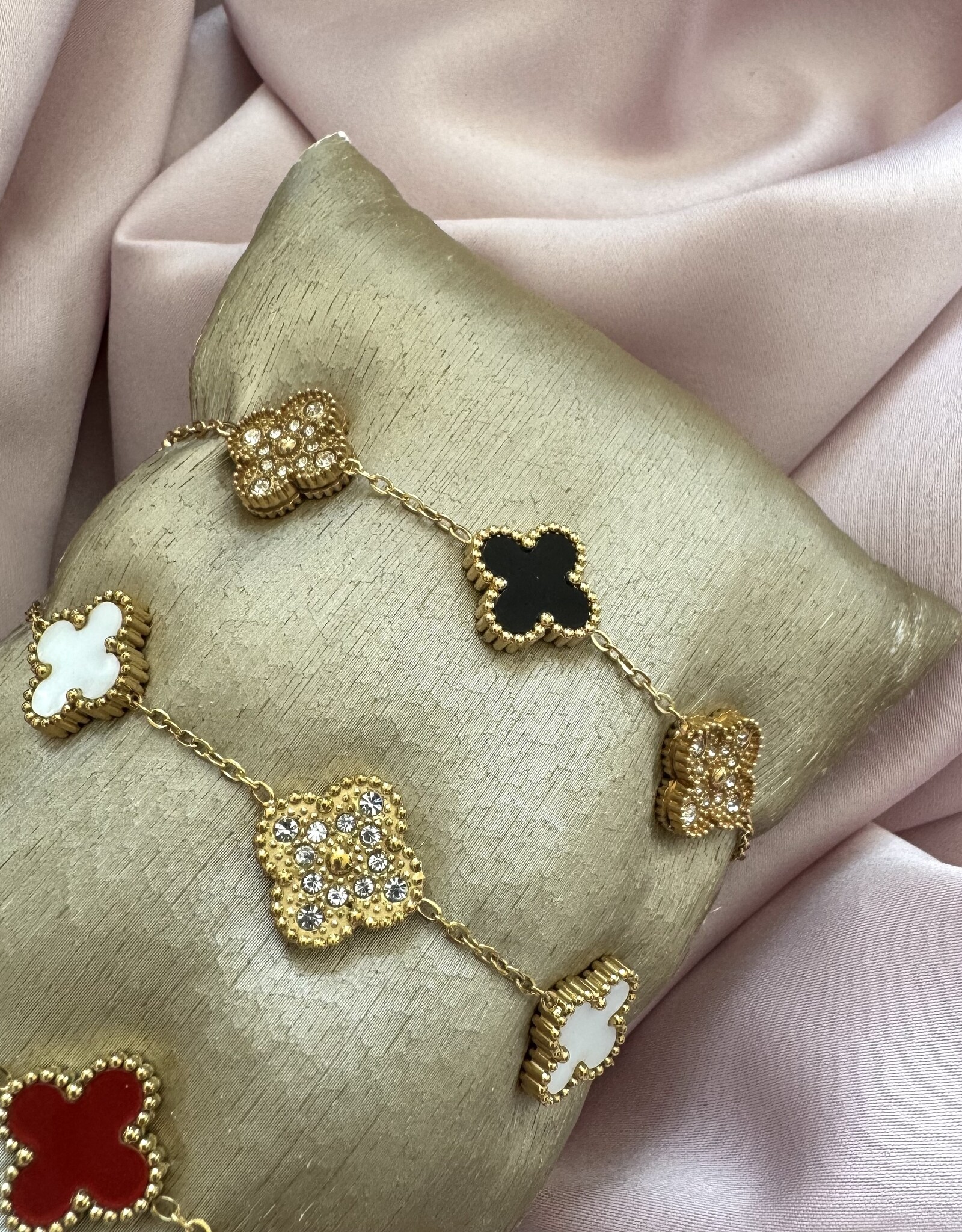 Lucky Klaver Armband Diamonds