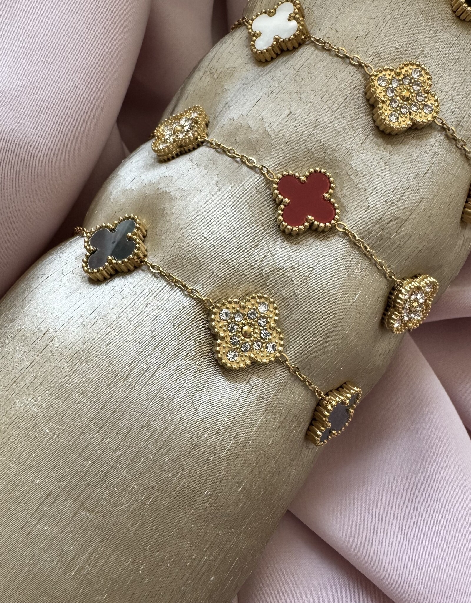 Lucky Klaver Armband Diamonds