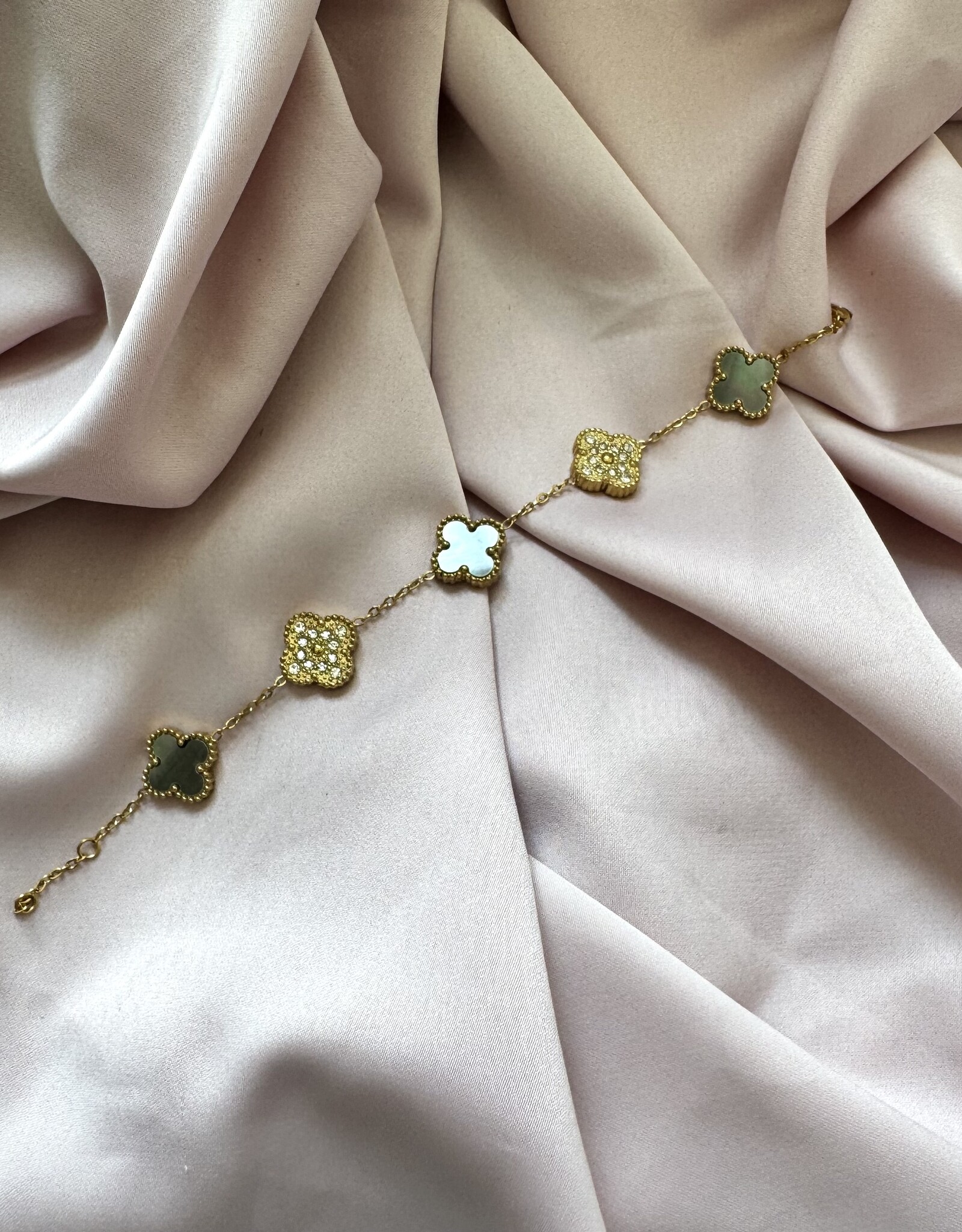 Lucky Klaver Armband Diamonds