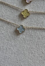Lucky Klaver Ketting Pastel