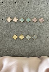 Lucky Klaver Oorbellen Pastel