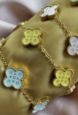 Lucky Klaver Armband All Over Pastel