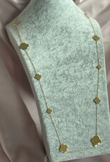 Lange Ketting Met Grote En Kleine Klavers