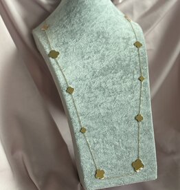 Lange Ketting Met Grote En Kleine Klavers