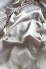 Lange Ketting Met Grote En Kleine Klavers