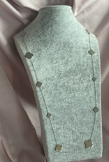 Lange Ketting Met Grote En Kleine Klavers