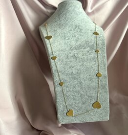 Lange Ketting Met Grote En Kleine Hartjes
