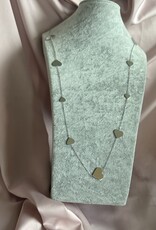Lange Ketting Met Grote En Kleine Hartjes